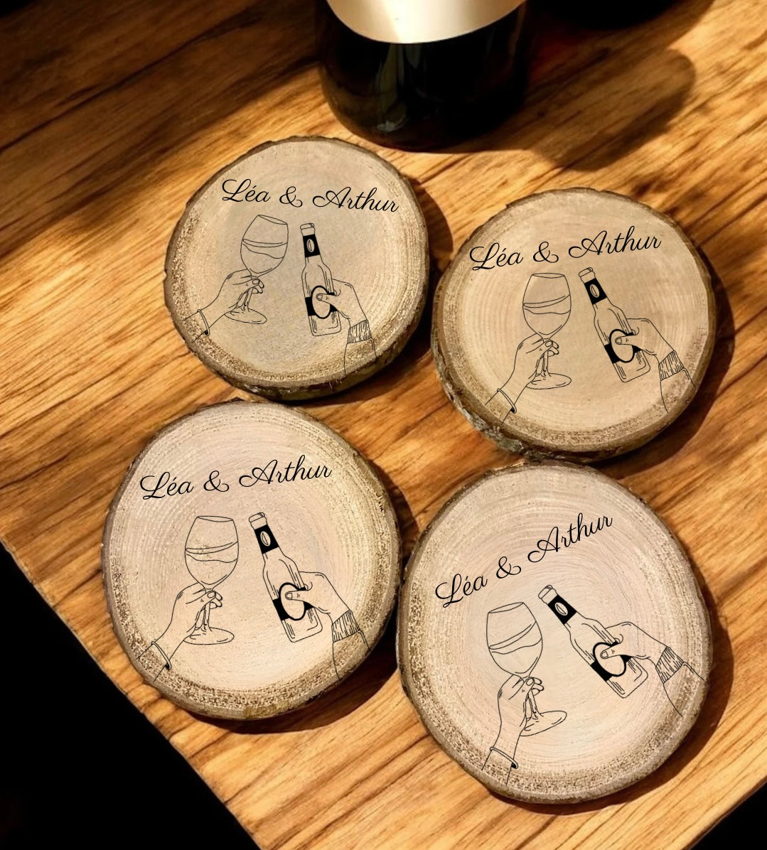Dessous de verre - Personnalisé vin et bière