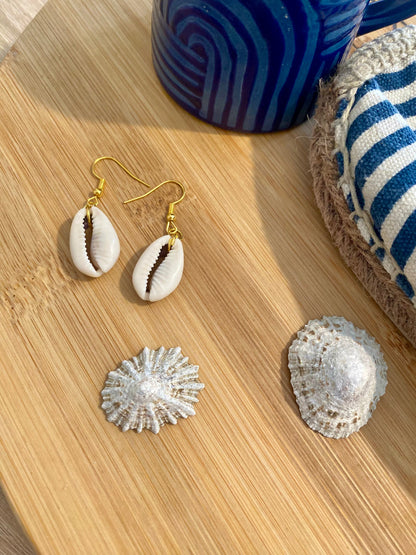 Boucles d'oreille coquillage