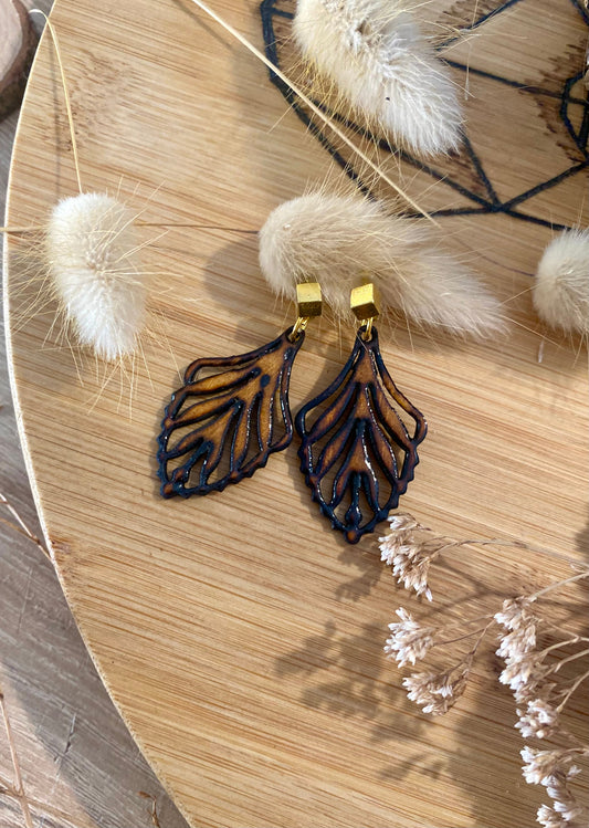 Boucles d'oreilles - feuilles